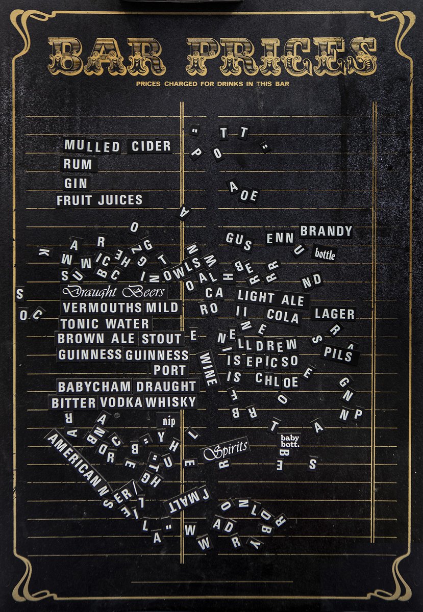 BAR PRICES