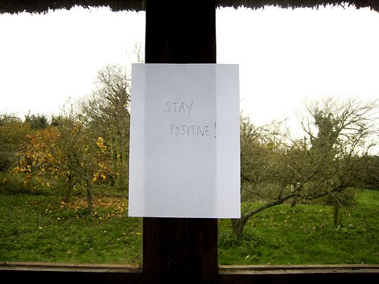 stay positive