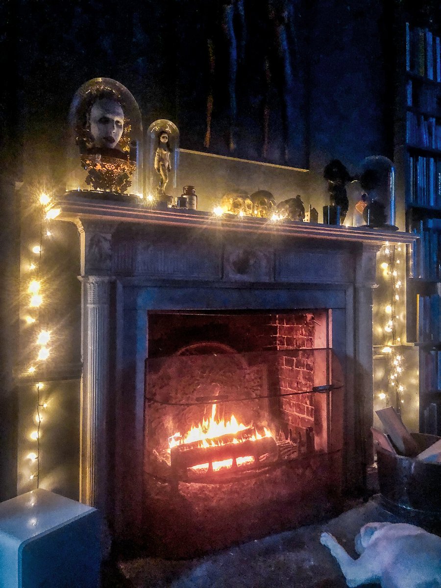 first fire of the autumn