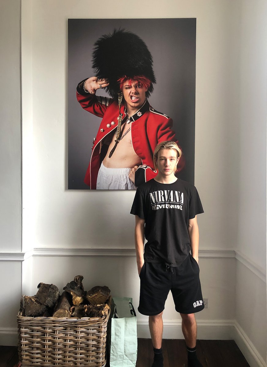 Kurt Cobain standing by Yungblud (by me) by Lucy