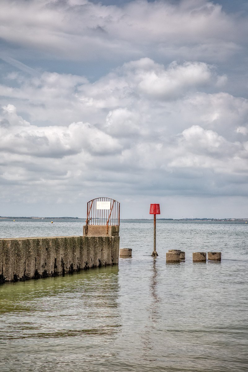 sewage overflow at the sea in the bubble 