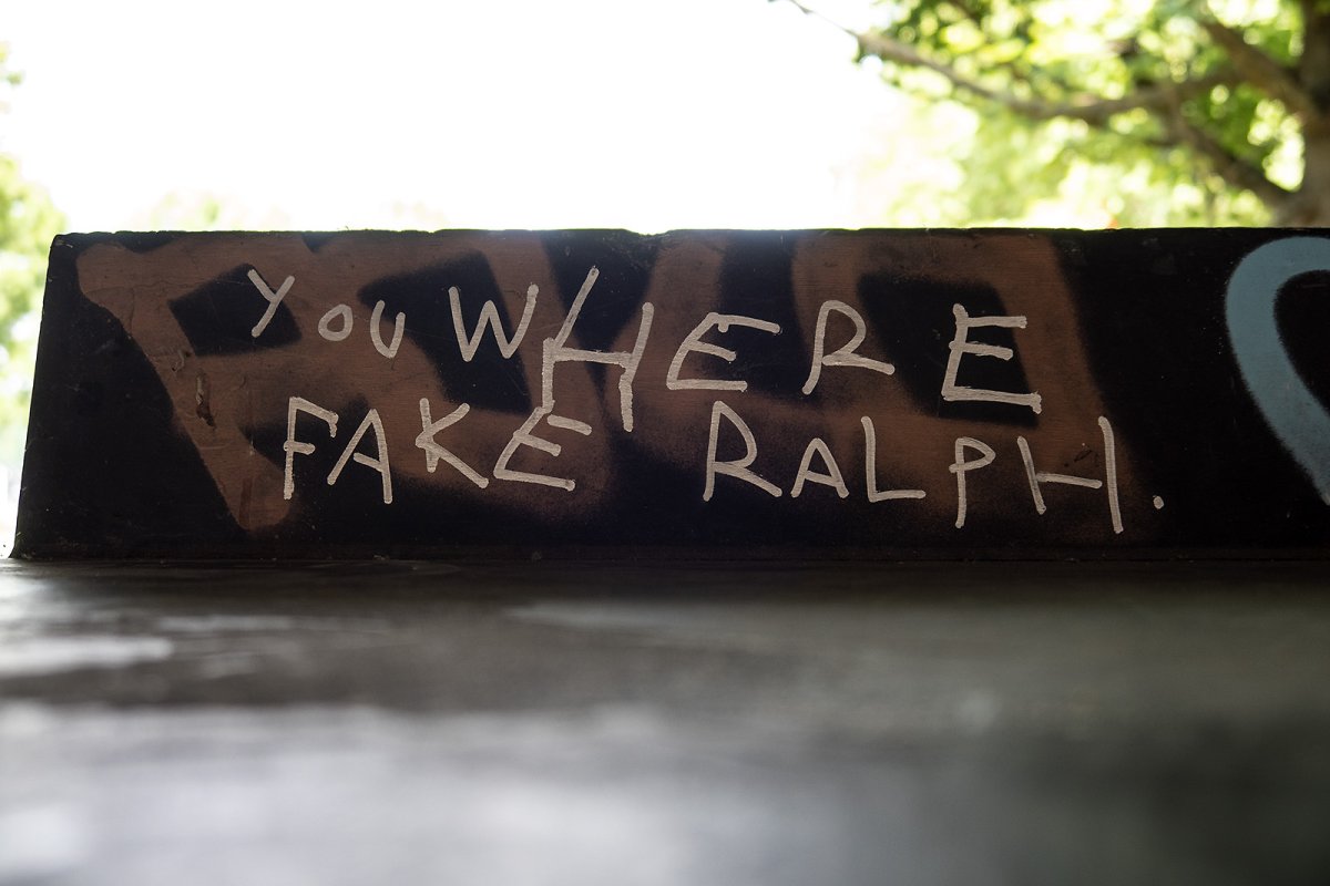 YOU WHERE FAKE RALPH