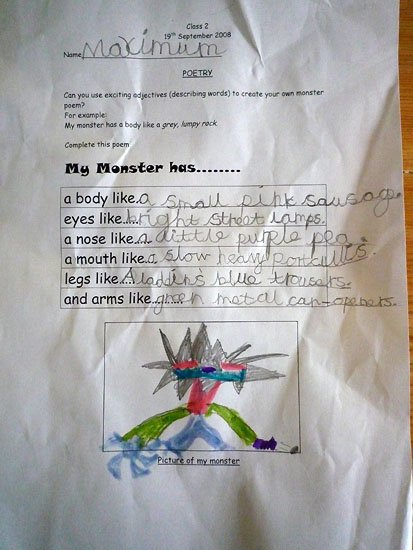 my monster has...