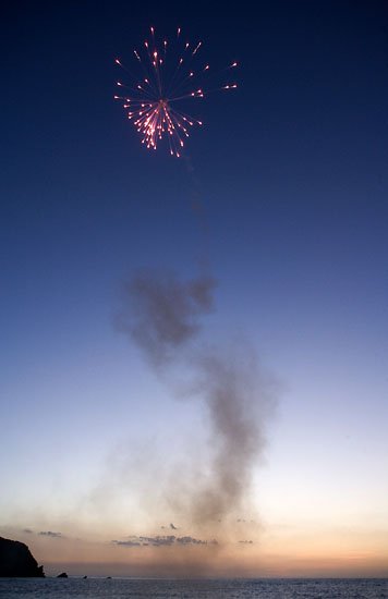 farewell fireworks