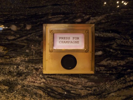 press for champagne