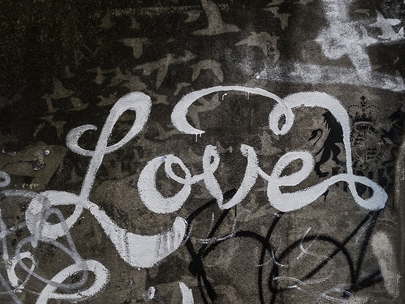 love is on the wall
