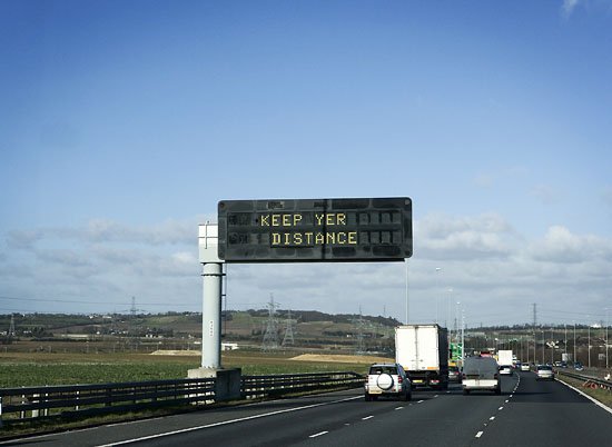 keep yer distance